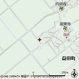 滋賀県近江八幡市益田町194周辺の地図