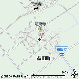 滋賀県近江八幡市益田町225周辺の地図