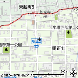 愛知県名古屋市港区明正1丁目150周辺の地図
