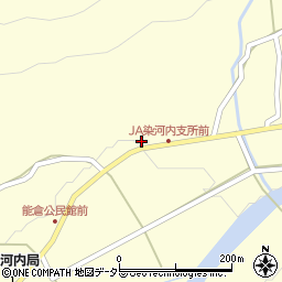 兵庫県宍粟市一宮町能倉1100周辺の地図