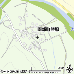 京都府南丹市園部町熊原東内畑周辺の地図