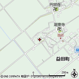 滋賀県近江八幡市益田町200周辺の地図