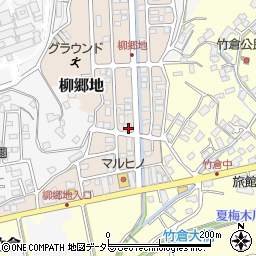 静岡県三島市柳郷地61周辺の地図