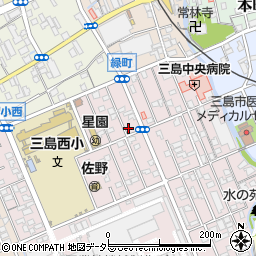 静岡県三島市緑町5-14周辺の地図