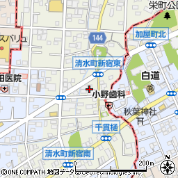 三島合同タクシー株式会社　配車センター周辺の地図