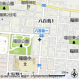 愛知県名古屋市港区八百島1丁目1402周辺の地図