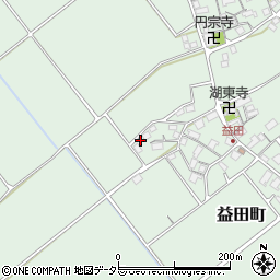 滋賀県近江八幡市益田町202周辺の地図