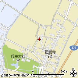滋賀県野洲市五条289周辺の地図