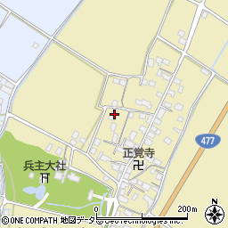 滋賀県野洲市五条292周辺の地図