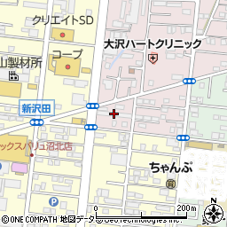 相撲茶屋ちゃんこ江戸沢沼津若葉店周辺の地図