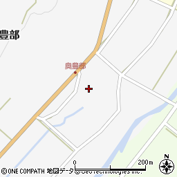 兵庫県多可郡多可町加美区奥豊部周辺の地図