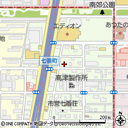 高橋ふとん店周辺の地図