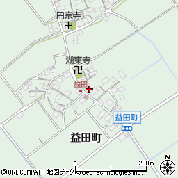 滋賀県近江八幡市益田町283周辺の地図