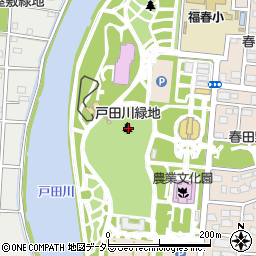 戸田川緑地南地区周辺の地図