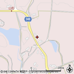 岡山県津山市新野山形663周辺の地図