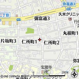 愛知県名古屋市瑞穂区仁所町1丁目47周辺の地図