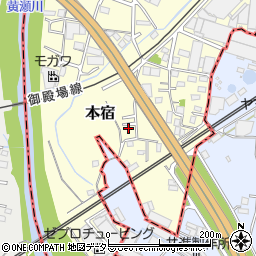 静岡県駿東郡長泉町本宿681-5周辺の地図