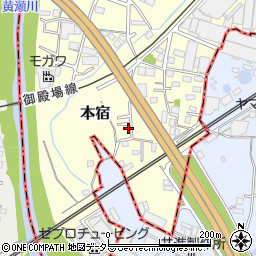 静岡県駿東郡長泉町本宿681-2周辺の地図