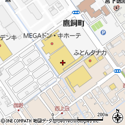ＤＣＭ近江八幡店周辺の地図