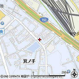愛知県日進市赤池町箕ノ手2-228周辺の地図