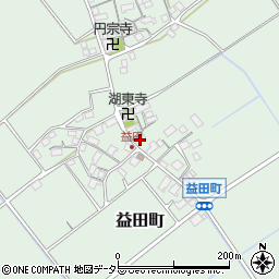 滋賀県近江八幡市益田町282周辺の地図