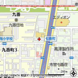 中駒九番団地７号棟周辺の地図