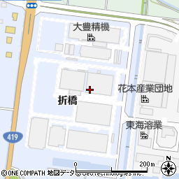 愛知県豊田市上原町折橋周辺の地図