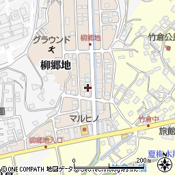 静岡県三島市柳郷地63周辺の地図