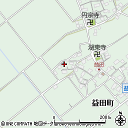 滋賀県近江八幡市益田町207周辺の地図