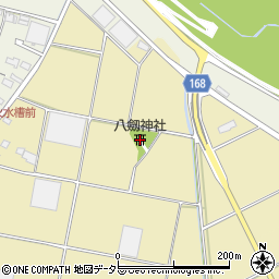 八劔神社周辺の地図