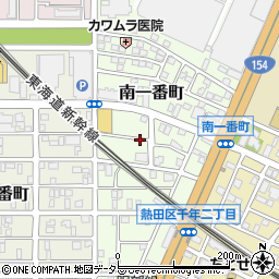 愛知県名古屋市熱田区南一番町周辺の地図