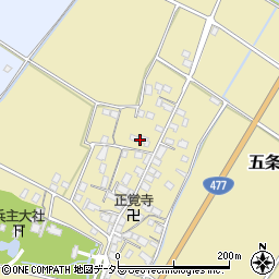 滋賀県野洲市五条339周辺の地図