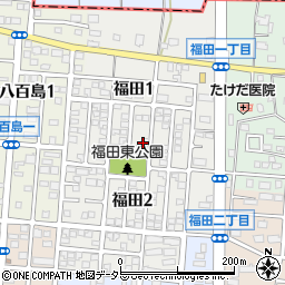 愛知県名古屋市港区福田周辺の地図