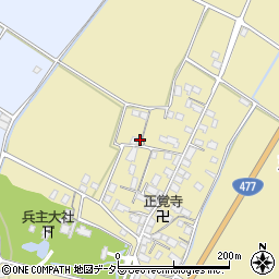 滋賀県野洲市五条343周辺の地図