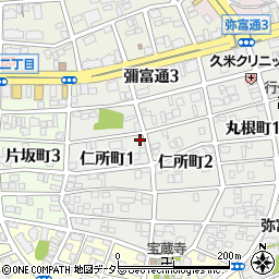 愛知県名古屋市瑞穂区仁所町1丁目29周辺の地図