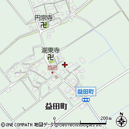 滋賀県近江八幡市益田町279周辺の地図