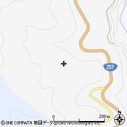 愛知県北設楽郡設楽町川向田ノ入周辺の地図