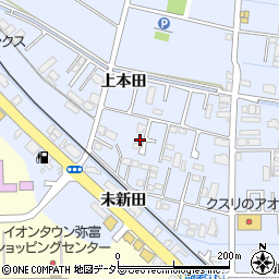 愛知県弥富市鯏浦町上本田31-5周辺の地図