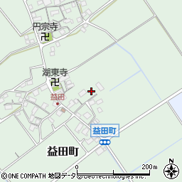 滋賀県近江八幡市益田町248周辺の地図