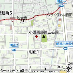 愛知県名古屋市港区明正1丁目168周辺の地図