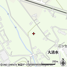 愛知県豊田市大清水町周辺の地図