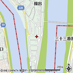 愛知県名古屋市中川区下之一色町三角401周辺の地図