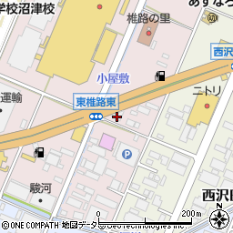 静岡県沼津市東椎路21周辺の地図