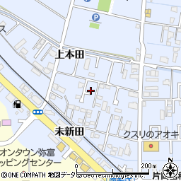 愛知県弥富市鯏浦町上本田30-5周辺の地図
