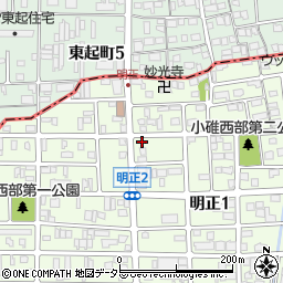 愛知県名古屋市港区明正1丁目142周辺の地図