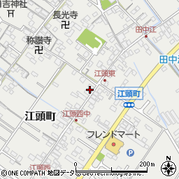 近江八幡江頭郵便局 ＡＴＭ周辺の地図