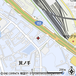 愛知県日進市赤池町箕ノ手20周辺の地図