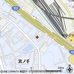 愛知県日進市赤池町箕ノ手20-8周辺の地図