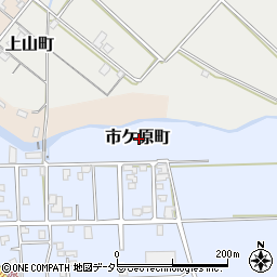 滋賀県東近江市市ケ原町周辺の地図