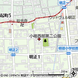 愛知県名古屋市港区明正1丁目165周辺の地図